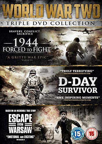 World War Two Triple DVD Collection - 1944: Forced to Fight, D-Day Survivor and Escape from Warsaw [Reino Unido]