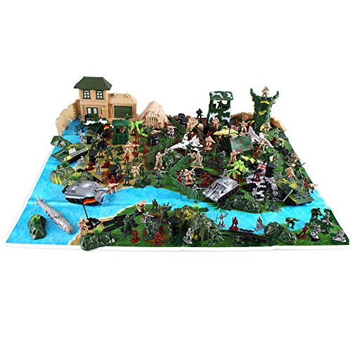 XHXseller 100/130/200/300 - Juego de mesa de arena militar, juguete militar, juego de juego con juguetes soldados de guerra militar XHXseller 100/130/200/300 - Juego de mesa de arena militar, juguete militar, juego de juego con juguetes soldados de guerra militar