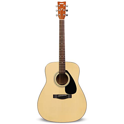 Yamaha F310 Guitarra Acústica – Guitarra Folk 4/4 de madera, 63.4 cm, escala 25 pulgadas, 6 cuerdas metálicas, color Madera natural