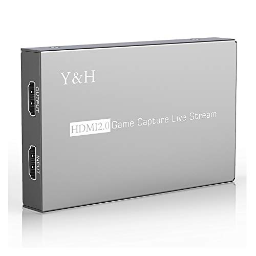 Y&H 4K HDR HDMI - Tarjeta de Captura de vídeo y vídeo en Directo USB en 1080p 60 Segundos con Mando de Juego y Entrada de micrófono, conversación en Grupo Compatible con PS3/Xbox One/Wii U Y&H 4K HDR HDMI - Tarjeta de Captura de vídeo y vídeo en Directo USB en 1080p 60 Segundos con Mando de Juego y Entrada de micrófono, conversación en Grupo Compatible con PS3/Xbox One/Wii U