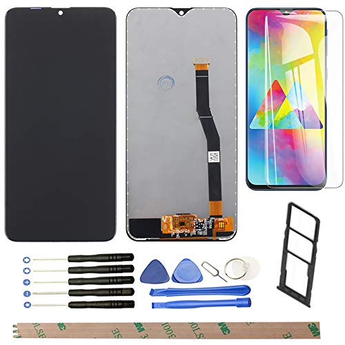 YHX-OU Pantalla táctil LCD de 6,3 pulgadas para Samsung Galaxy M20 2019 SM-M205F, con herramientas gratuitas (negro)