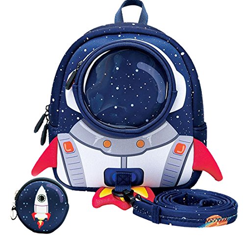 yisibo Mochila Infantil, Mochila para Niños Anti Perdidos Niñas Mochila 3D Bolsa De Mochilas para Niños Kindergarten,Mochila De Guardería 3-6 Años(Cohete-Azul) yisibo Mochila Infantil, Mochila para Niños Anti Perdidos Niñas Mochila 3D Bolsa De Mochilas para Niños Kindergarten,Mochila De Guardería 3-6 Años(Cohete-Azul)