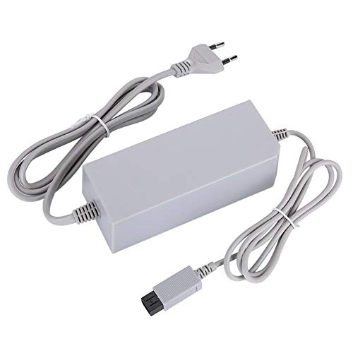 Ymiko Nuevo Cable Adaptador de Fuente de alimentación para Nintendo Wii 110-240V, AC100-240V(EU)