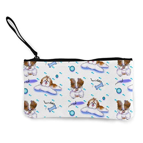 Yuanmeiju Shih Tzu Pink Small Print Women and Girls Cute Fashion Canvas Monedero Change Coin Bag Zipper Small Purse Wallets for Keychain Money Travel Pouches Yuanmeiju Shih Tzu Pink Small Print Women and Girls Cute Fashion Canvas Monedero Change Coin Bag Zipper Small Purse Wallets for Keychain Money Travel Pouches