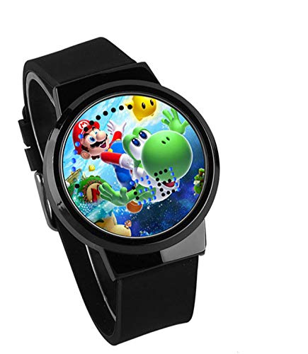 YUNMEI Super Mario Reloj Super Mario Bros Juego Niños Niñas Ver Relojes Ver Regalo De Estudiante