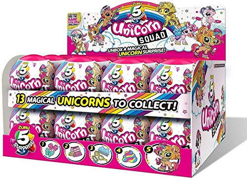Zuru 7726SQ1 - Cápsula Sorpresa, 5 Surprise para niñas, 1 de Cada 12 Unicornios Diferentes por Bola, 5 sorpresas para coleccionar e intercambiar Zuru 7726SQ1 - Cápsula Sorpresa, 5 Surprise para niñas, 1 de Cada 12 Unicornios Diferentes por Bola, 5 sorpresas para coleccionar e intercambiar