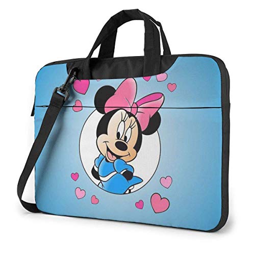 15.6 ″ Viaje de Negocios Minnie Mouse Laptop Notebook PC Maletín Hombro Messenger Bag Funda de la Caja