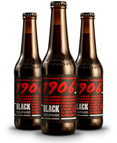1906 Black Coupage Cerveza - Pack de 24 botellas x 330 ml - Total: 7.92 L