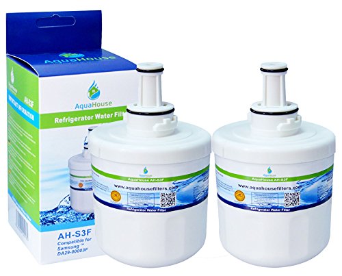 2x AH-S3F filtro de agua compatibles para Samsung nevera DA29-00003F, HAFIN1/EXP, DA97-06317A-B, Aqua-Pure Plus, DA29-00003A, DA29-00003B