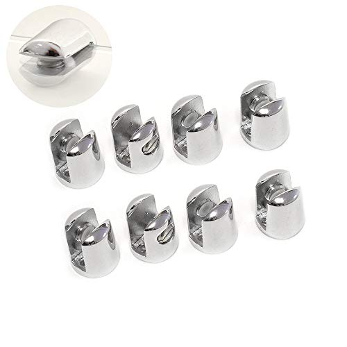 8 Piezas 10-12mm Abrazaderas de Vidrio, Soporte para Estante de Cristal, Sólido Abrazadera de Vidrio Ajustable, Baño Estante de Vidrio Clip Clamp Bracket Soporte 8 Piezas 10-12mm Abrazaderas de Vidrio, Soporte para Estante de Cristal, Sólido Abrazadera de Vidrio Ajustable, Baño Estante de Vidrio Clip Clamp Bracket Soporte