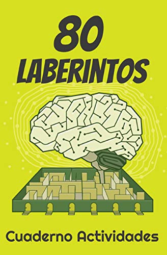 80 Laberintos: Libro de Actividades | Cuaderno Actividades