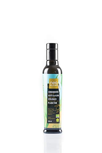 Aceite de oliva virgen extra con Plancton | Certificado como ecológico | Alto contenido en omega 3 | Neoalgae