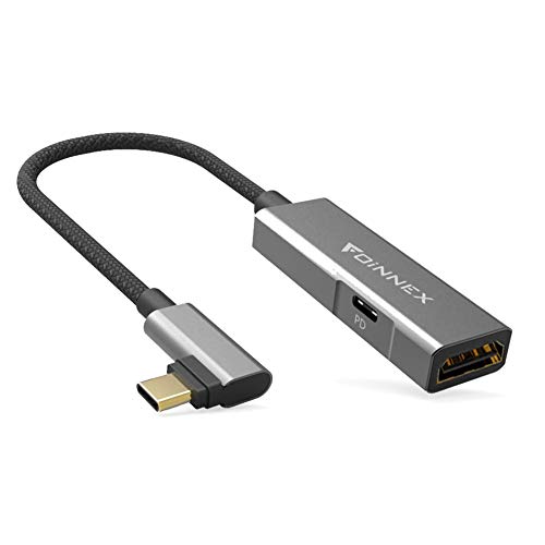 Adaptador USB C a HDMI, 4K USB C HDMI Cable (Thunderbolt 3) Compatible con Samsung Dex S10/S9/S8 Plus, Note 10/9/8, MacBook Pro 2018 y más, Laptop Type-c a HDMI TV/Monitor 4K 60Hz Power PD Converter