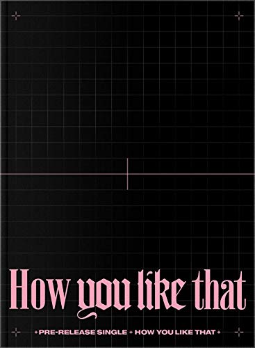 Álbum «How You Like That» de Black Pink (edición especial) + póster plegado + tarjeta de fotos con holograma + juego de tarjetas fotográficas de doble cara