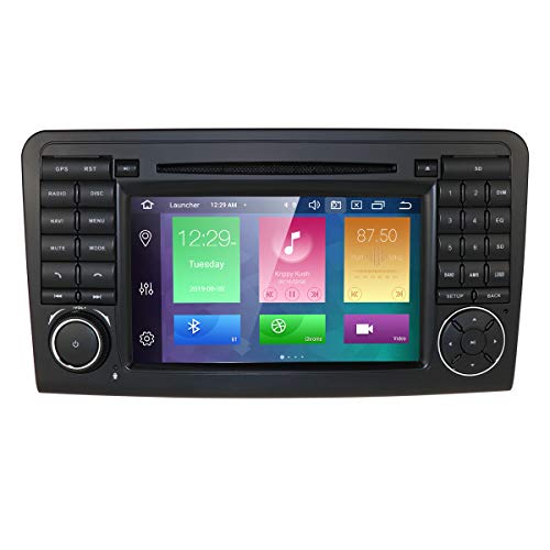 Android 10 Car Radio Reproductor de DVD para Mercedes Benz ML-W164 GL-X164 (2005-2012) 7 Pulgadas 1024 * 600 Soporte de Pantalla táctil GPS Navi Dab + RDS Radio Mirrorlink SWC WiFi CAM en