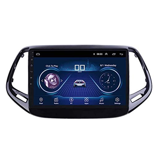 Android 8.1 Car Radio de navegación GPS para Jeep Compass 2017-2018 | 2 DIN | 9 Pulgada | Pantalla LCD Táctil |1GB+16GB/2GB+32GB | DVD | USB | WLAN | Bluetooth
