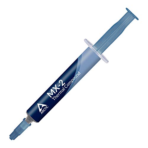 ARCTIC MX-2 (4 g) - Compuesto térmico de alto rendimiento de micropartículas de carbono, pasta térmica para cualquier ventilador de CPU ARCTIC MX-2 (4 g) - Compuesto térmico de alto rendimiento de micropartículas de carbono, pasta térmica para cualquier ventilador de CPU