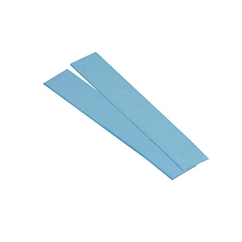 ARCTIC Thermal Pad, Paquete de 2 (120 x 20 x 1,0 mm) - Disipador térmico basado en Silicona con 6,0 W/MK Conductividad térmica y dureza Especialmente Reducida - Azul