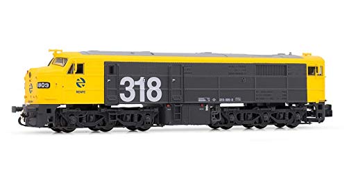 ARNOLD - Locomotora diésel 318 (1807) Renfe, Color Amarillo y Gris (Hornby HN2247)