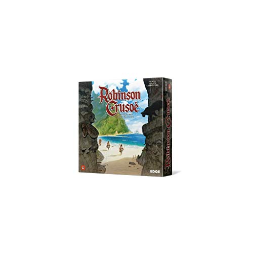 Asmodee- Robinson Crusoe: Aventuras en la Isla Maudite, EGERC01, Juego cooperativo