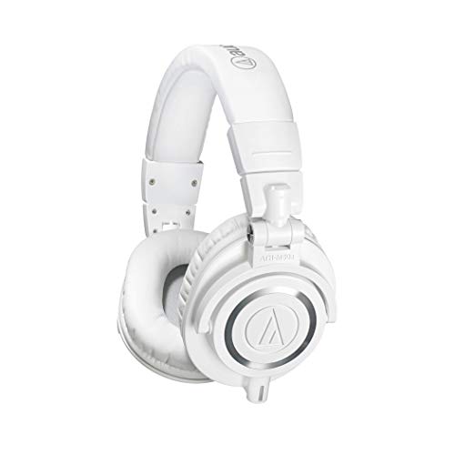 Audio-Technica ATH-M50X - Auriculares de diadema cerrados, blanco