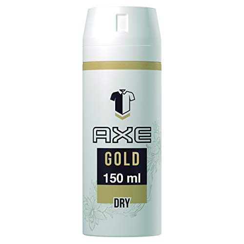 Axe Gold - Desodorante antitranspirante en Aerosol para hombre, 48 horas de protección - 150 ml