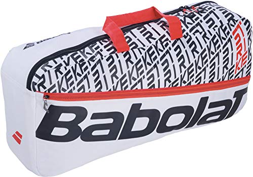 Babolat Duffel M Pure Strike Classic - Bolsa de Deporte para Raqueta de Tenis (4-6), Color Blanco Babolat Duffel M Pure Strike Classic - Bolsa de Deporte para Raqueta de Tenis (4-6), Color Blanco