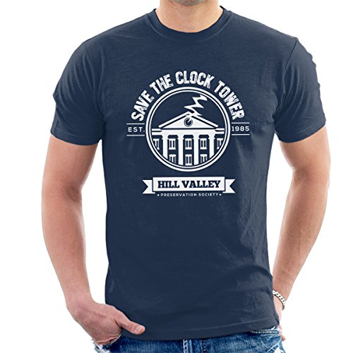 Back To The Future Save The Clock Tower Men's T-Shirt