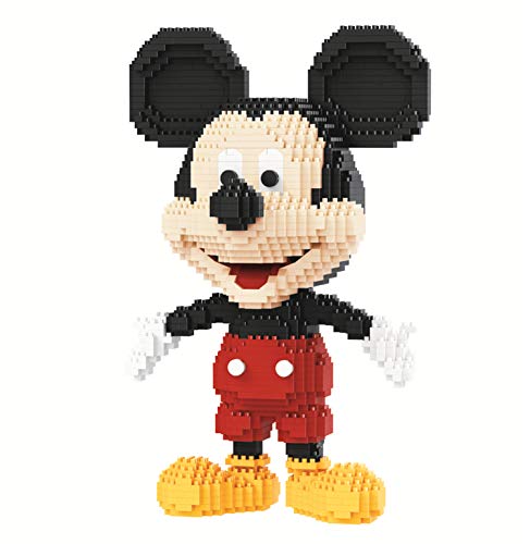 BAIDEFENG Mickey Mouse Building Blocks Nano Micro Bloques Diamante Mini Modelo De Dibujos Animados Rompecabezas 3D DIY Juguetes Educativos para Niños Regalos De Fiesta De Cumpleaños