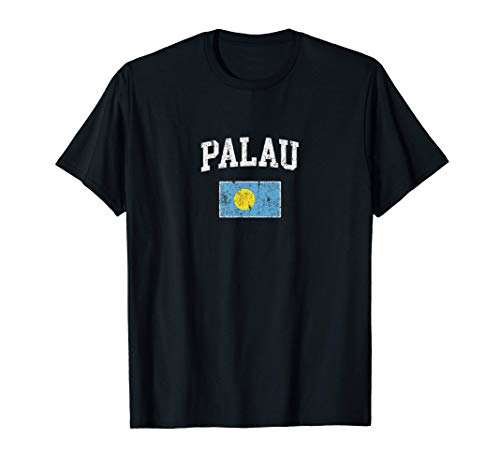 Bandera de Palau Vintage orígenes de Palau Camiseta