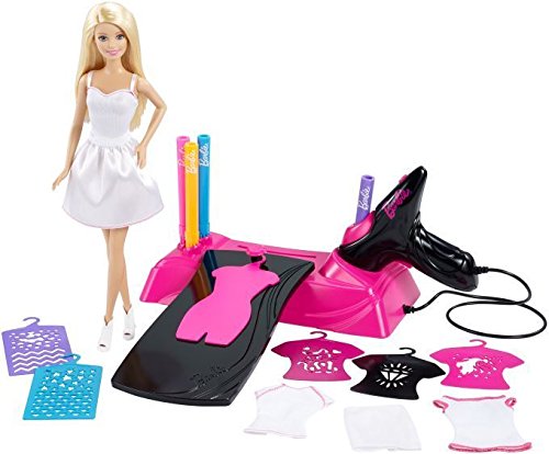 Barbie Barbie-CMM85 Aerógrafo diseños Fashion (Mattel CMM85), Multicolor, 33.0 x 32.3 x 6.6