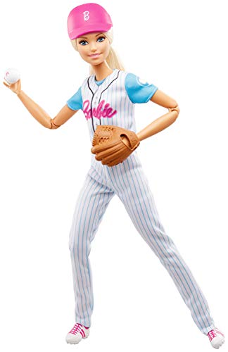 Barbie - Quiero Ser Jugadora de Béisbol, Muñeca con Accesorios (Mattel FRL98) , color/modelo surtido