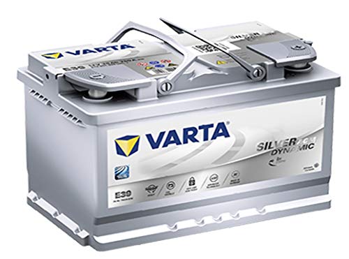 Bateria coche VARTA E39 Silver Dynamic Start Stop Plus AGM 12V 70Ah 760A positivo derecha diseñada para vehículos Start-Stop
