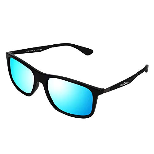 bedee Gafas de Sol Hombre,Gafas de Sol Polarizadas Aptos para Conducir, Pescar e Ir en Bicicleta Montaña,Lentes UV400 Y Montura De TR-90,100% De Protección UV（Azul） …