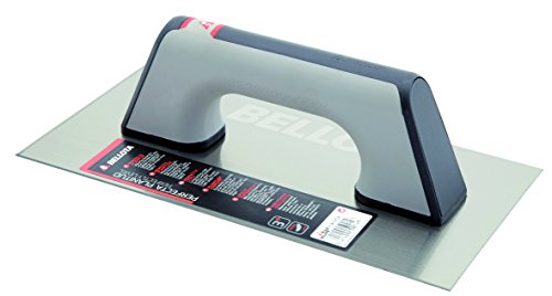 Bellota 5861-1 BIM - Llana de acero inoxidable para albañil y especial para yeso, 300x150mm Bellota 5861-1 BIM - Llana de acero inoxidable para albañil y especial para yeso, 300x150mm