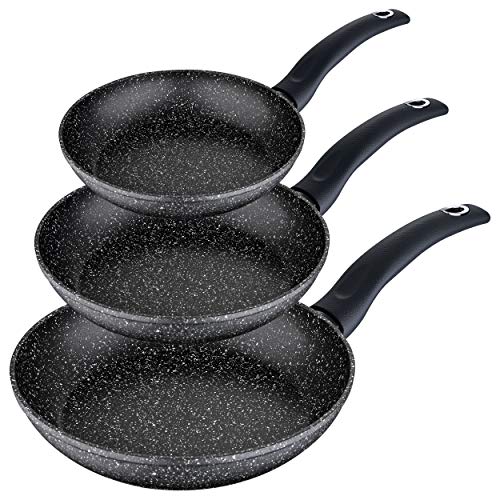 Bergner Q3181 Set 3 Sartenes, Aluminio Forjado, Orión Bergner Q3181 Set 3 Sartenes, Aluminio Forjado, Orión