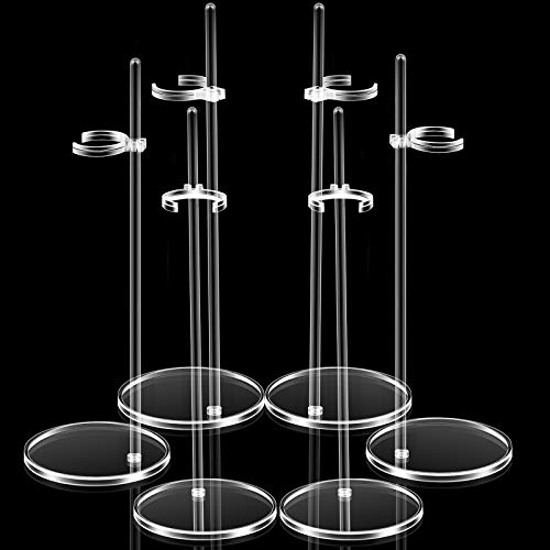Blulu 6 Piezas Soporte de Exhibición de Muñecas Soporte de Muñecas de Plástico para Muñecas de 11,8 Pulgadas (Transparente, 25 cm) Blulu 6 Piezas Soporte de Exhibición de Muñecas Soporte de Muñecas de Plástico para Muñecas de 11,8 Pulgadas (Transparente, 25 cm)