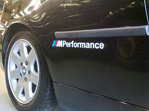 BMW M Performance SS20004 Adhesivo para vehículos, de vinilo, paquete de 2 unidades
