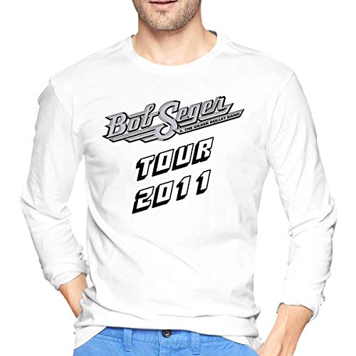Bob Seger Sports Men's Tops Long Sleeve T Shirt White Unique Design tee T-Shirts Tops