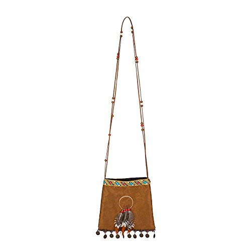 Boland- Bolso de mano indio, Color marrón, talla única (44144) Boland- Bolso de mano indio, Color marrón, talla única (44144)