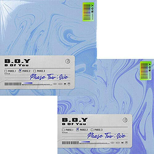 B.O.Y [PHASE TWO : WE] 2nd Mini Album [HARMONY + SYNERGY] 2 VER SET. 2ea CD+1p UNPOSTER+2ea P.Book(each 68p)+2ea P.Card +2ea Folded Poster(On pack)+2ea Coaster+2ea AR Card+TRACKING CODE K-POP SEALED