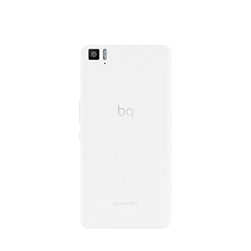 BQ Aquaris M5.5 - Smartphone de 5.5 pulgadas (4G, Wi-Fi, Bluetooth 4.0, Qualcomm Snapdragon 615 Octa Core A53 1,5 GHz, 16 GB de memoria interna, 3 GB de RAM, Android 5.1 Lollipop), blanco