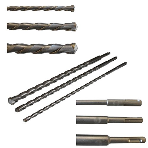 Brocas SDS plus para hormigón extralargas 10 / 14 / 20mm. x 400mm. ( 3 unidades Brocas SDS plus para hormigón extralargas 10 / 14 / 20mm. x 400mm. ( 3 unidades
