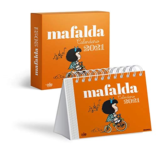 Calendario 2021 Mafalda Caja- Anaranjado