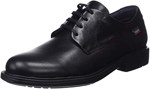 Callaghan Cedron, Zapatos de Cordones Derby para Hombre, Negro (Negro 1), 43 EU