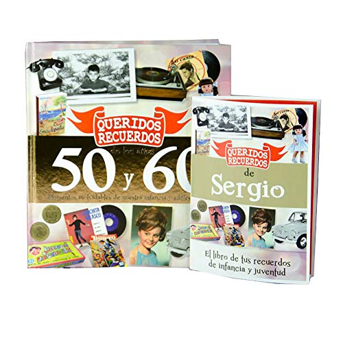 CALLE DEL REGALO Libro 'Queridos Recuerdos' de los años 50 y 60 (Libro + Tarjeta Personalizada) CALLE DEL REGALO Libro 'Queridos Recuerdos' de los años 50 y 60 (Libro + Tarjeta Personalizada)