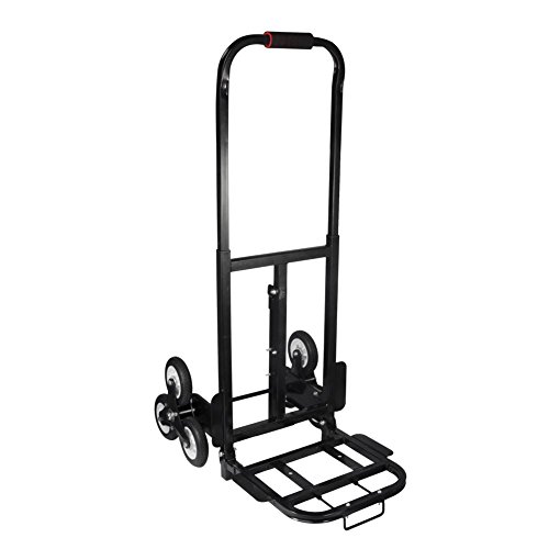 Carro de Escalada de Mano Camión Escaladora de Sacos de Acero Tubular Carro de Rollos Carretilla con Ruedas de Caucho Sólido Carga Máxima 150kg Carro de Escalada de Mano Camión Escaladora de Sacos de Acero Tubular Carro de Rollos Carretilla con Ruedas de Caucho Sólido Carga Máxima 150kg
