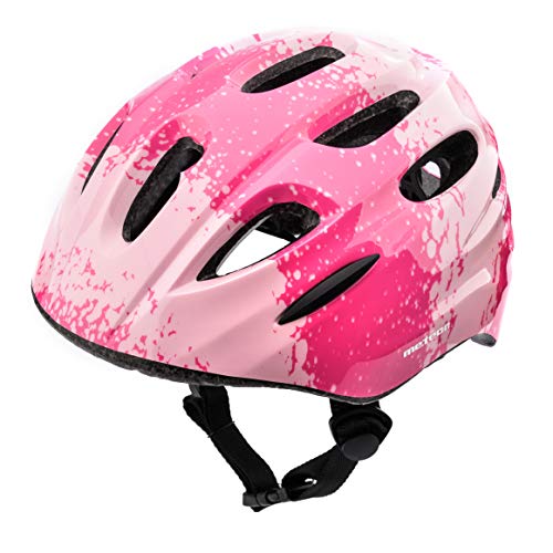 Casco Bicicleta Bebe Helmet Bici Ciclismo para Niño - Cascos para Infantil Bici Helmet para Patinete Ciclismo Montaña BMX Carretera Skate Patines monopatines KS01 (S 48-52 cm, Gradient Pink)
