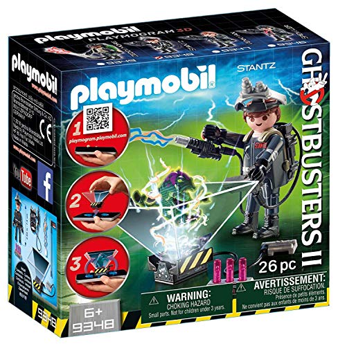 CAZAFANTASMAS Raymond Stanz Playset de Figuras de Juguete, Multicolor, 7 x 14,4 x 14,6 cm Playmobil 9348 CAZAFANTASMAS Raymond Stanz Playset de Figuras de Juguete, Multicolor, 7 x 14,4 x 14,6 cm Playmobil 9348