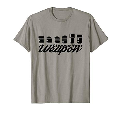 Choose your Weapon - Objetivo de la cámara - Fotógrafo Camiseta